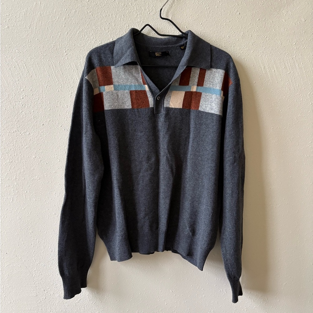 Original Penguin Men's Retro Block Sweater